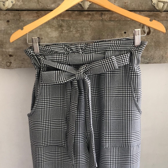 Paper bag plaid pants - Picture 2 of 7
